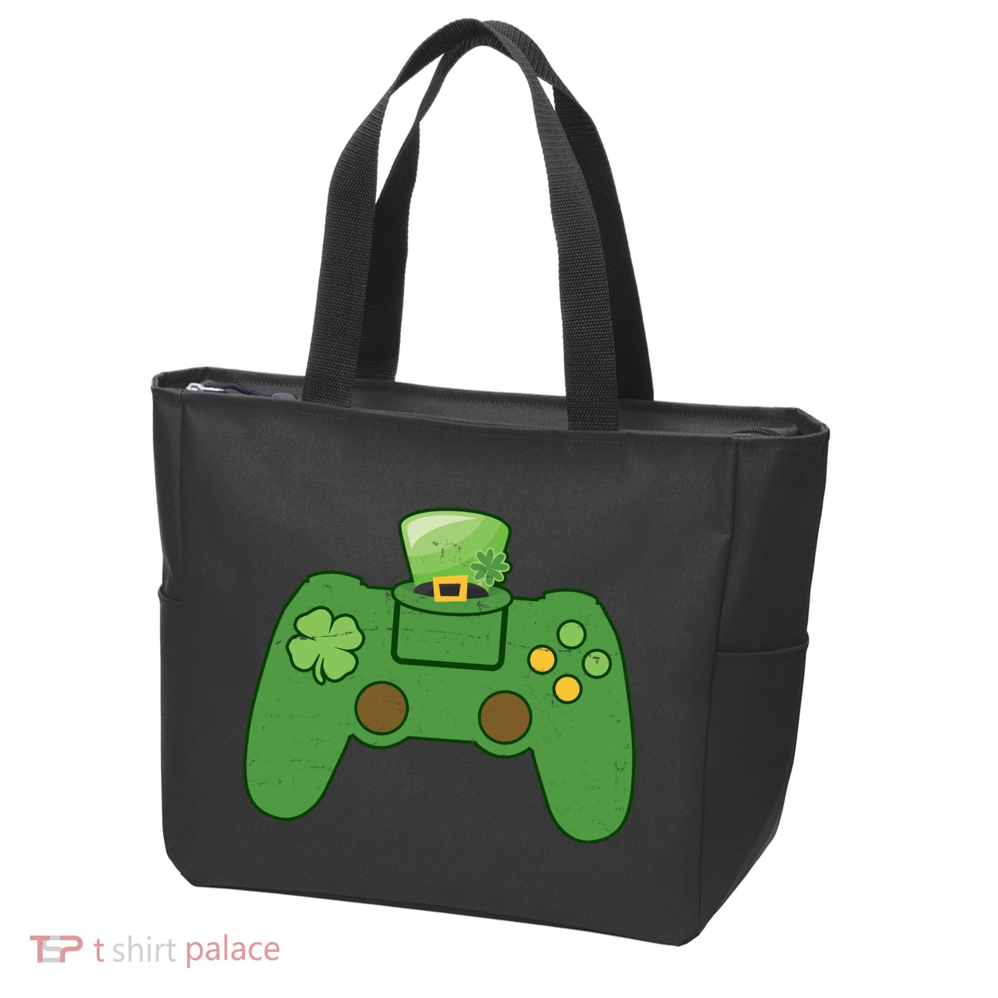 St Patrick's Day Gaming Controller Tote Bag