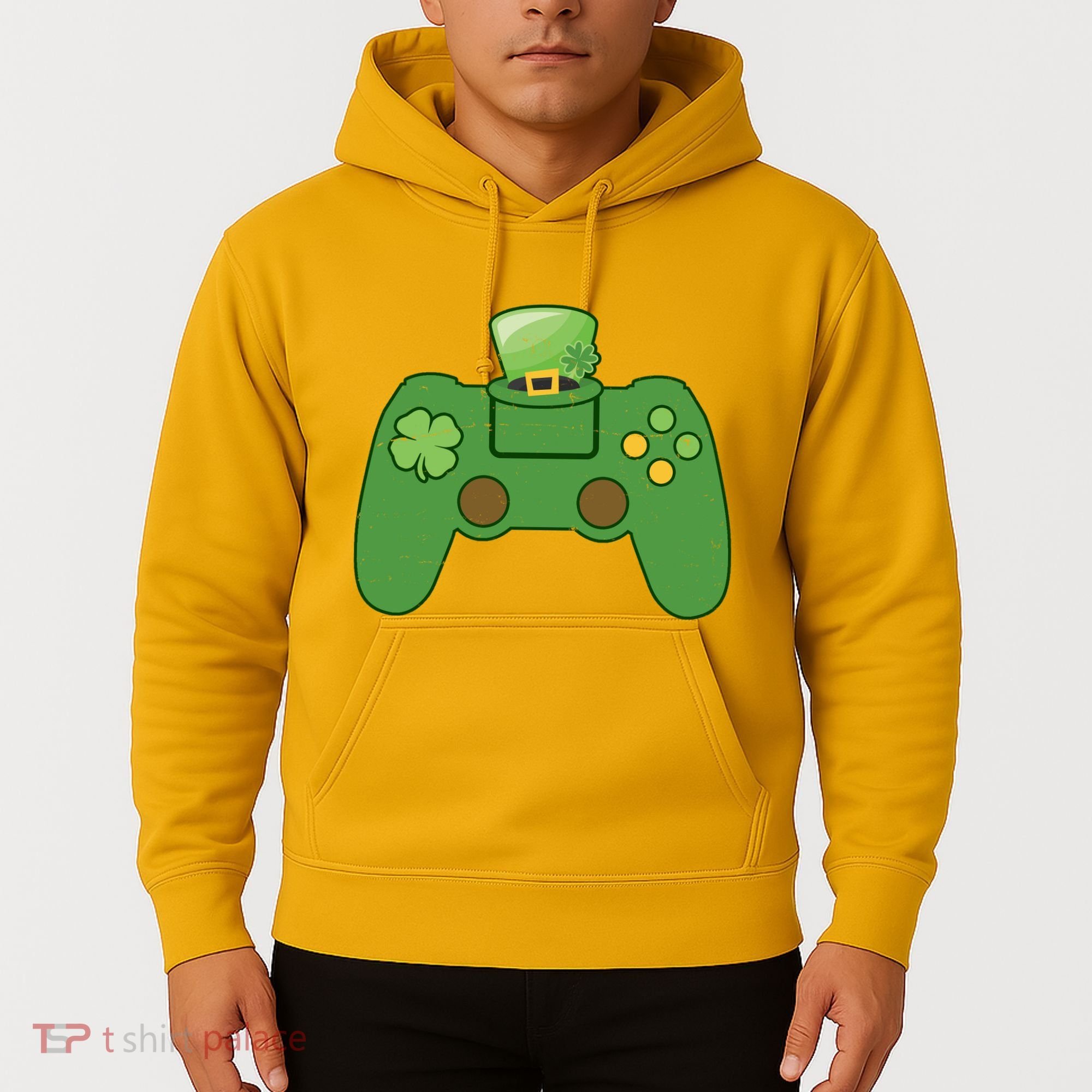 St Patrick's Day Gaming Controller Hoodie