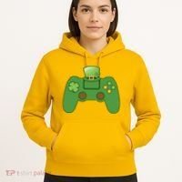 St Patrick's Day Gaming Controller Hoodie thumb 5