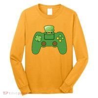 St Patrick's Day Gaming Controller Long Sleeve Shirt thumb 0