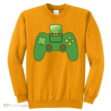 St Patrick's Day Gaming Controller Sweatshirt