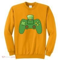 St Patrick's Day Gaming Controller Sweatshirt thumb 0