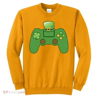 St Patrick's Day Gaming Controller Sweatshirt