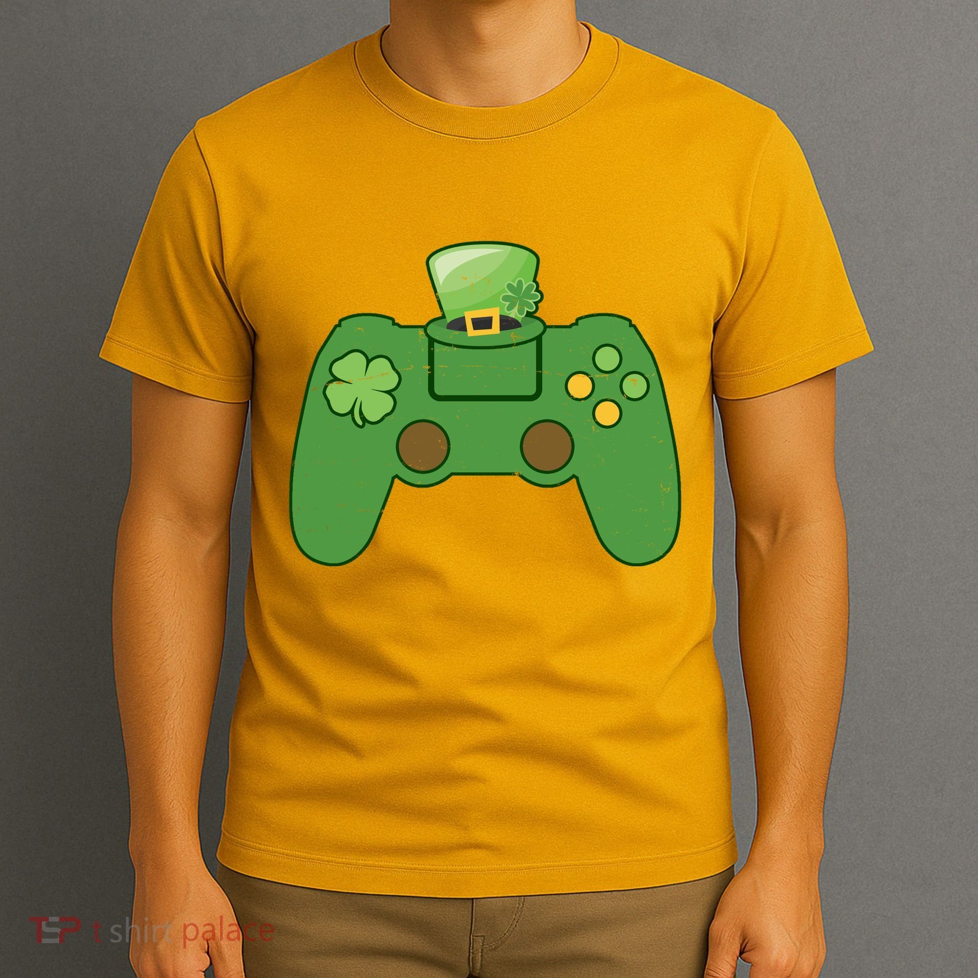 St Patrick's Day Gaming Controller T-Shirt