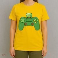 St Patrick's Day Gaming Controller T-Shirt thumb 4