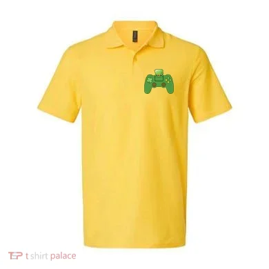 St Patrick's Day Gaming Controller Polo