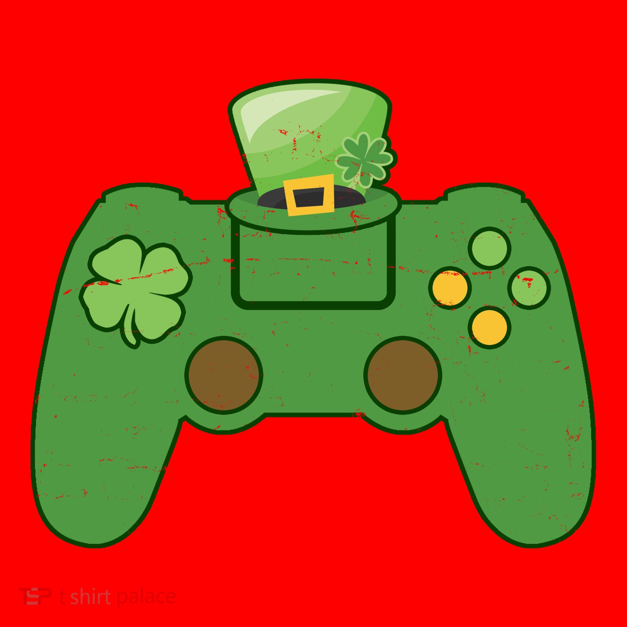St Patrick's Day Gaming Controller Santa Hat