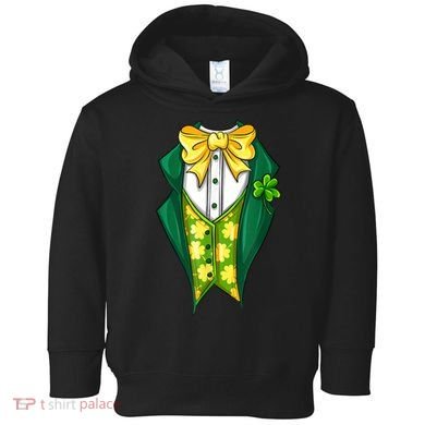 St Patrick's Day Tuxedo Toddler Hoodie