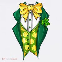 St Patrick's Day Tuxedo Long Sleeve Shirt thumb 2