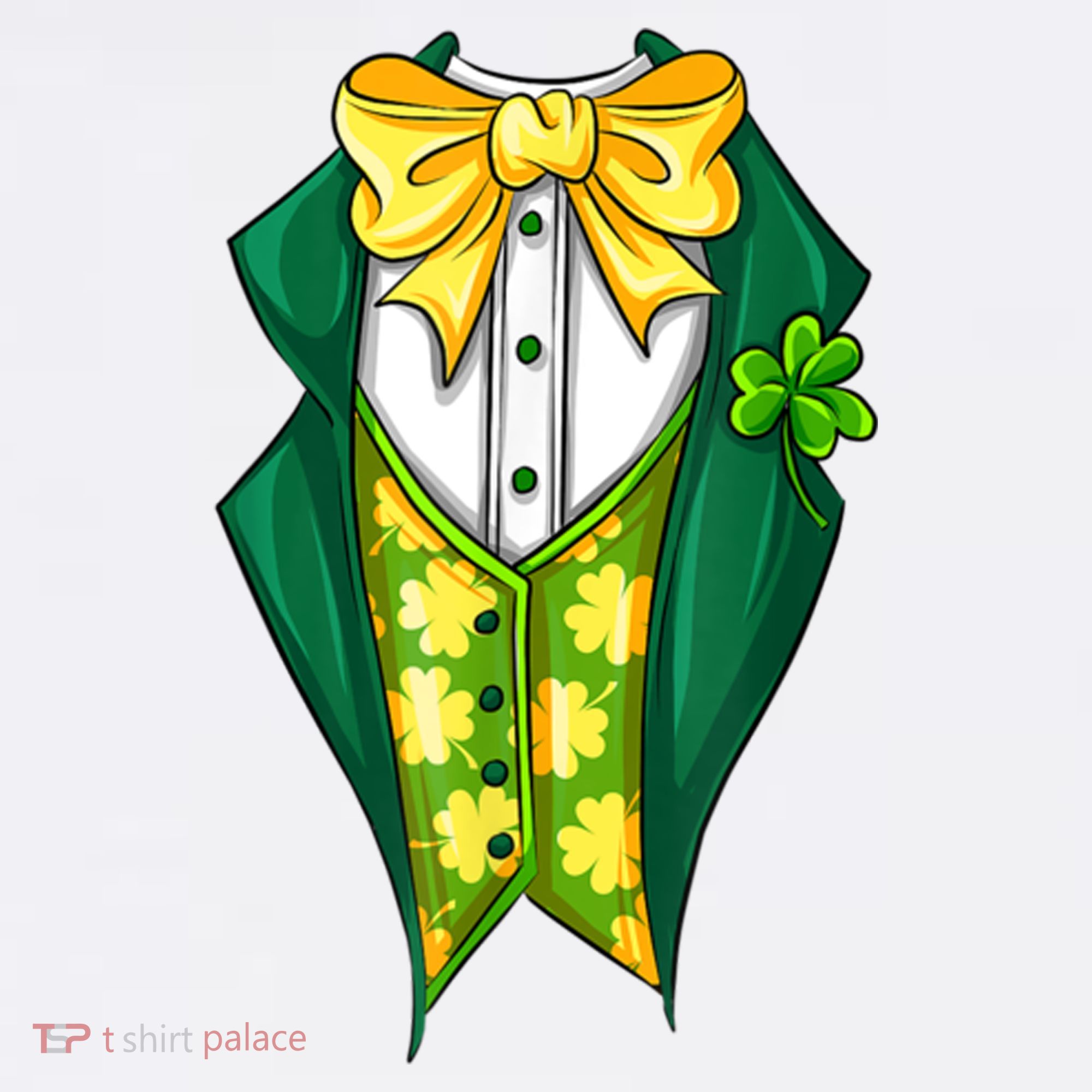 St Patrick's Day Tuxedo Bucket Hat