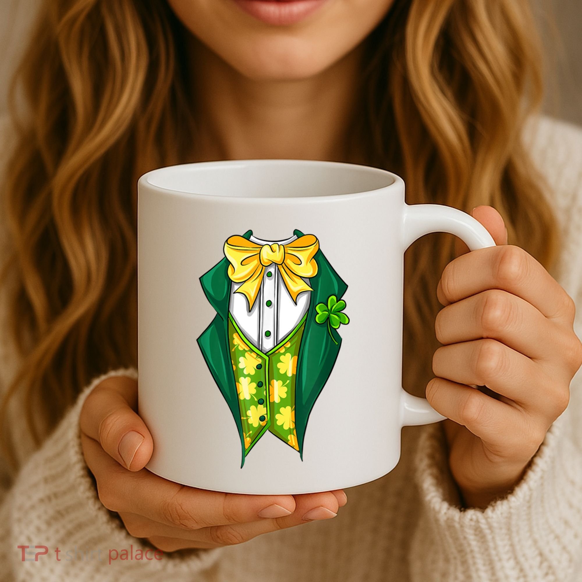 St Patrick's Day Tuxedo Coffee Mug