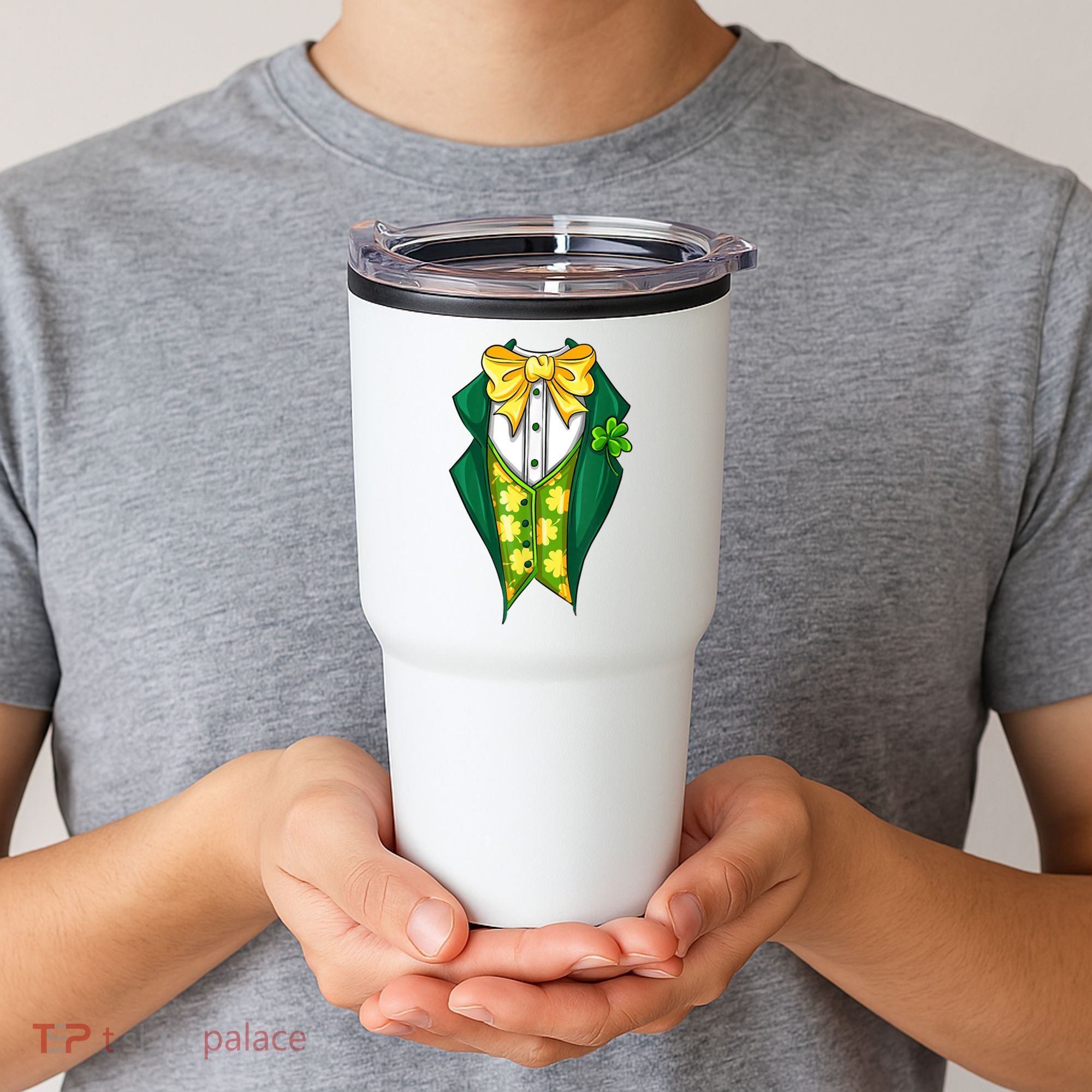 St Patrick's Day Tuxedo Tumbler