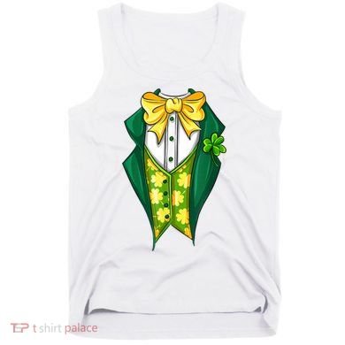 St Patrick's Day Tuxedo Tank Top