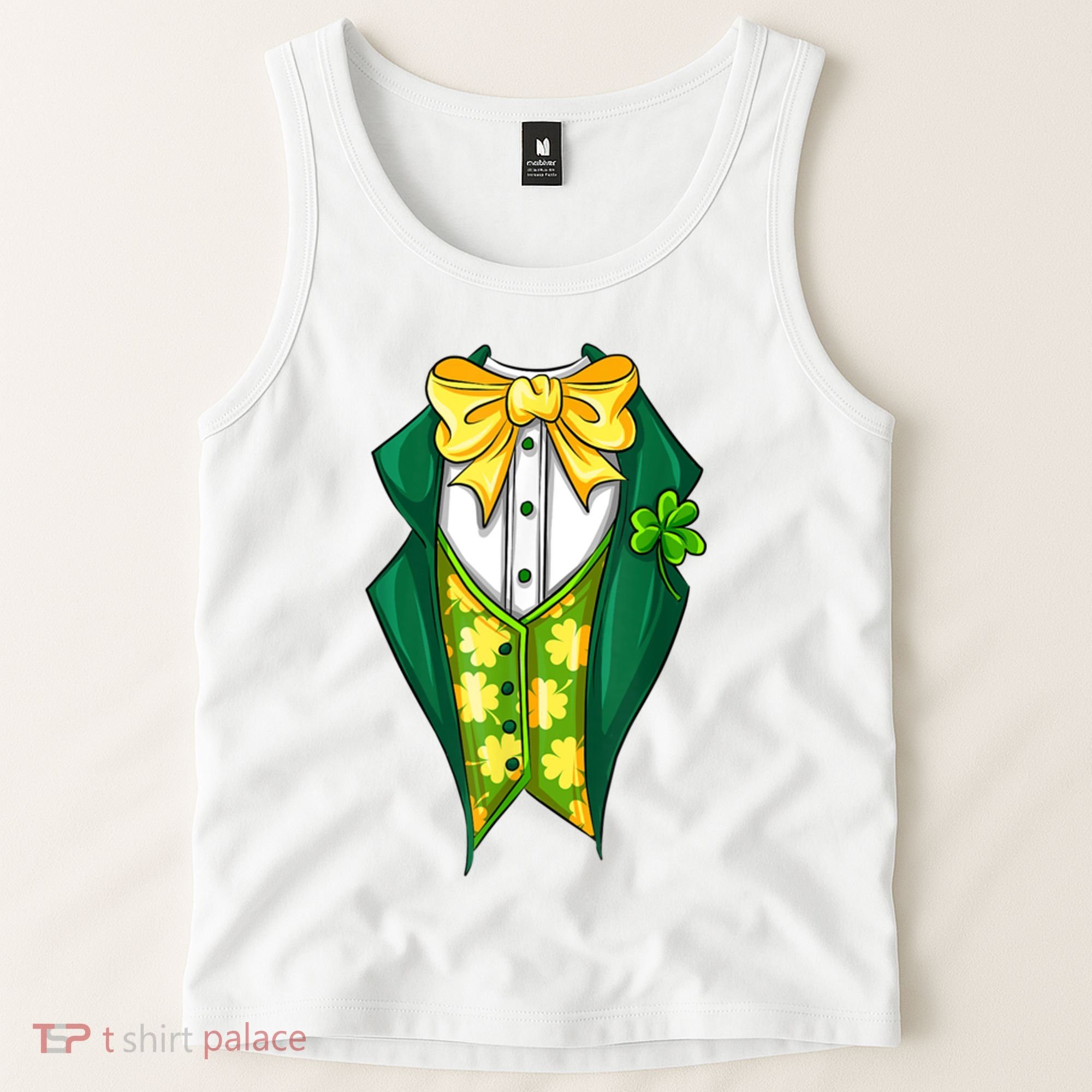 St Patrick's Day Tuxedo Tank Top