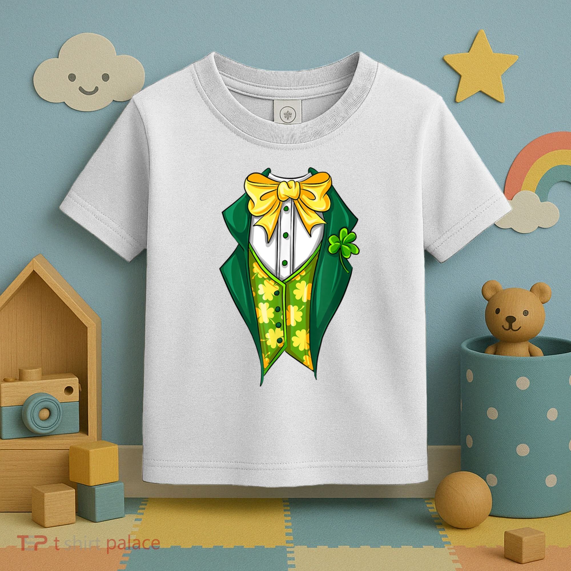St Patrick's Day Tuxedo Toddler T-Shirt