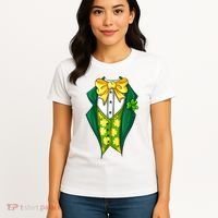 St Patrick's Day Tuxedo Women's T-Shirt thumb 4