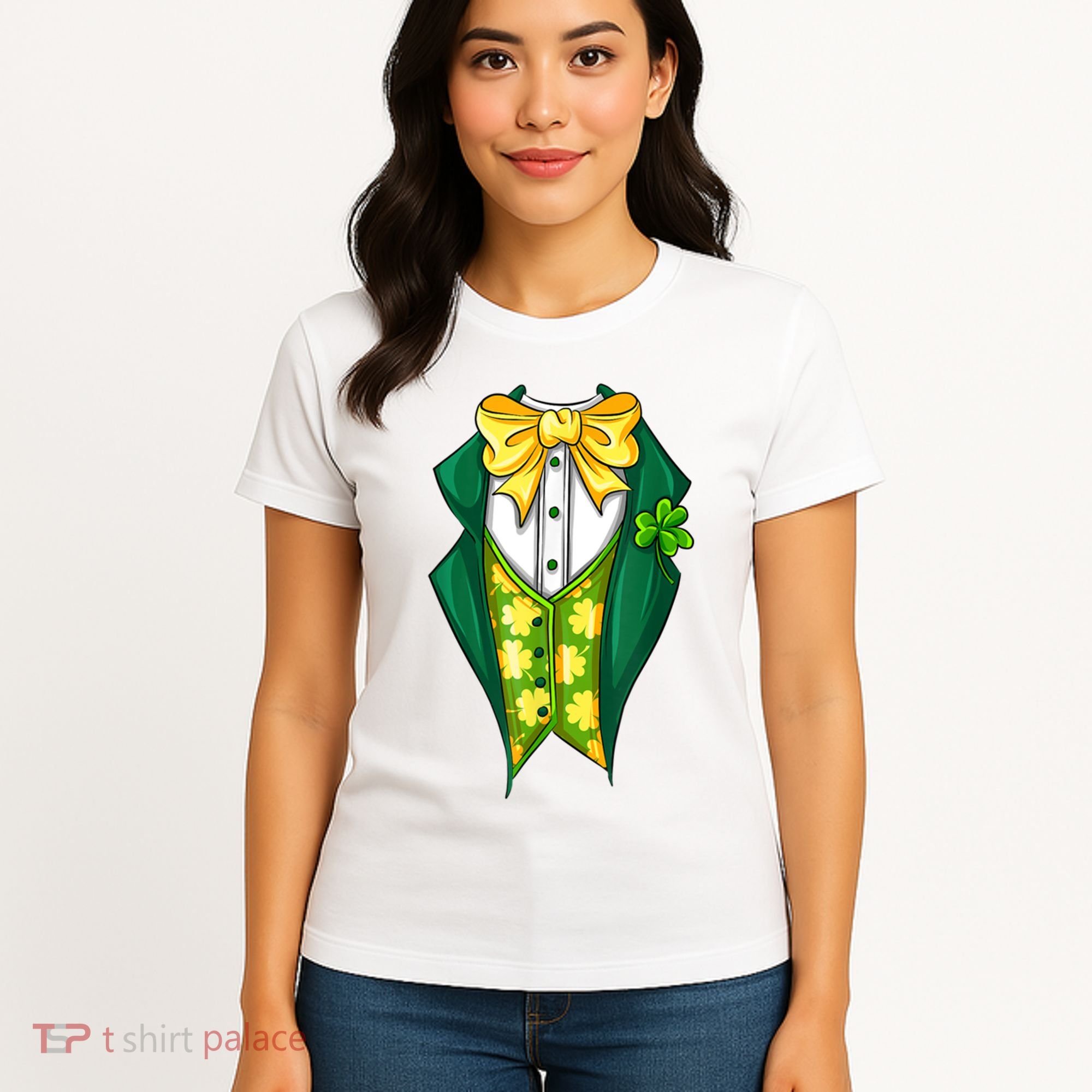 St Patrick's Day Tuxedo Women's T-Shirt