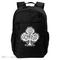 Saint Patrick's Day Breastplate Prayer Catholic Green Gift Backpack thumb 0