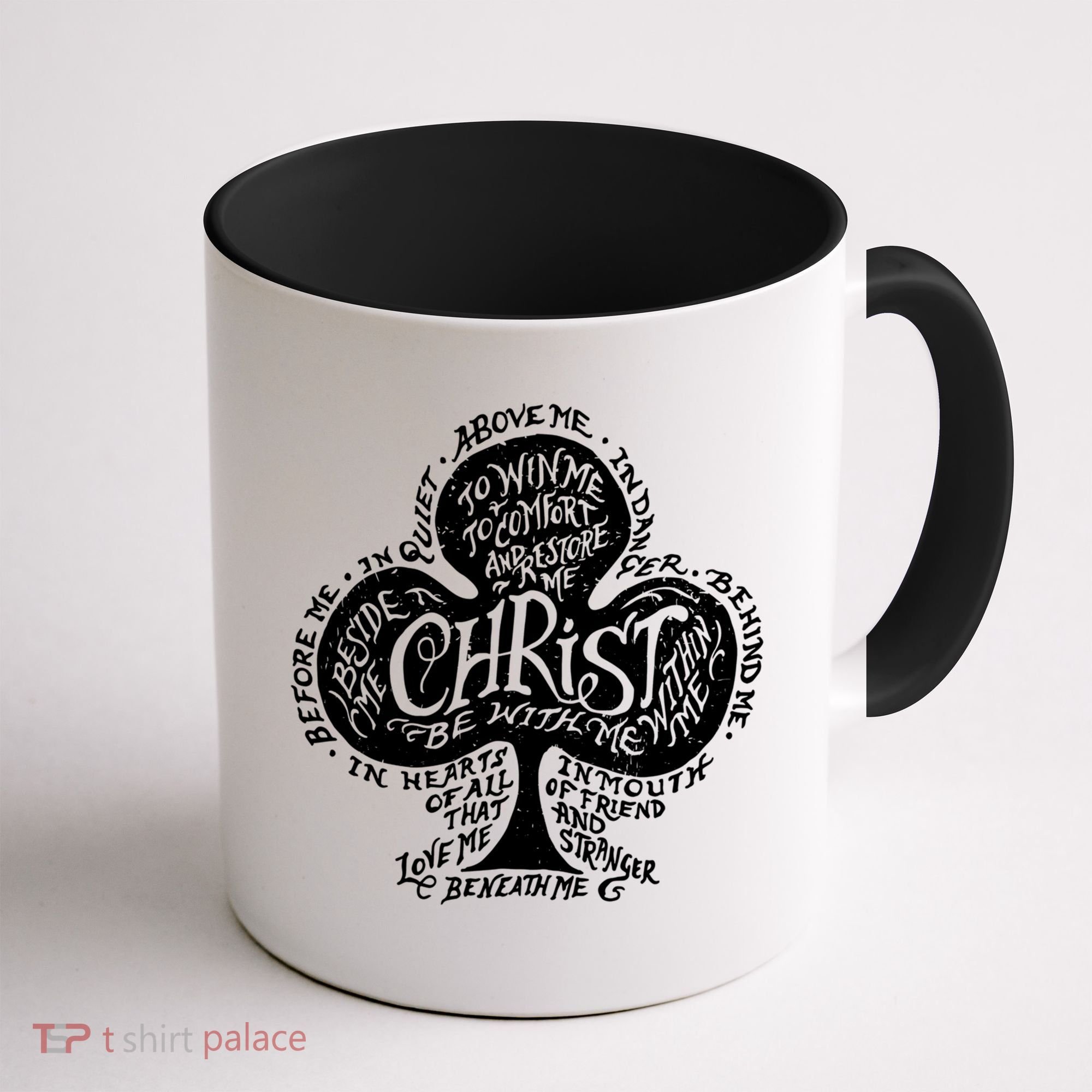 Saint Patrick's Day Breastplate Prayer Catholic Green Gift Coffee Mug