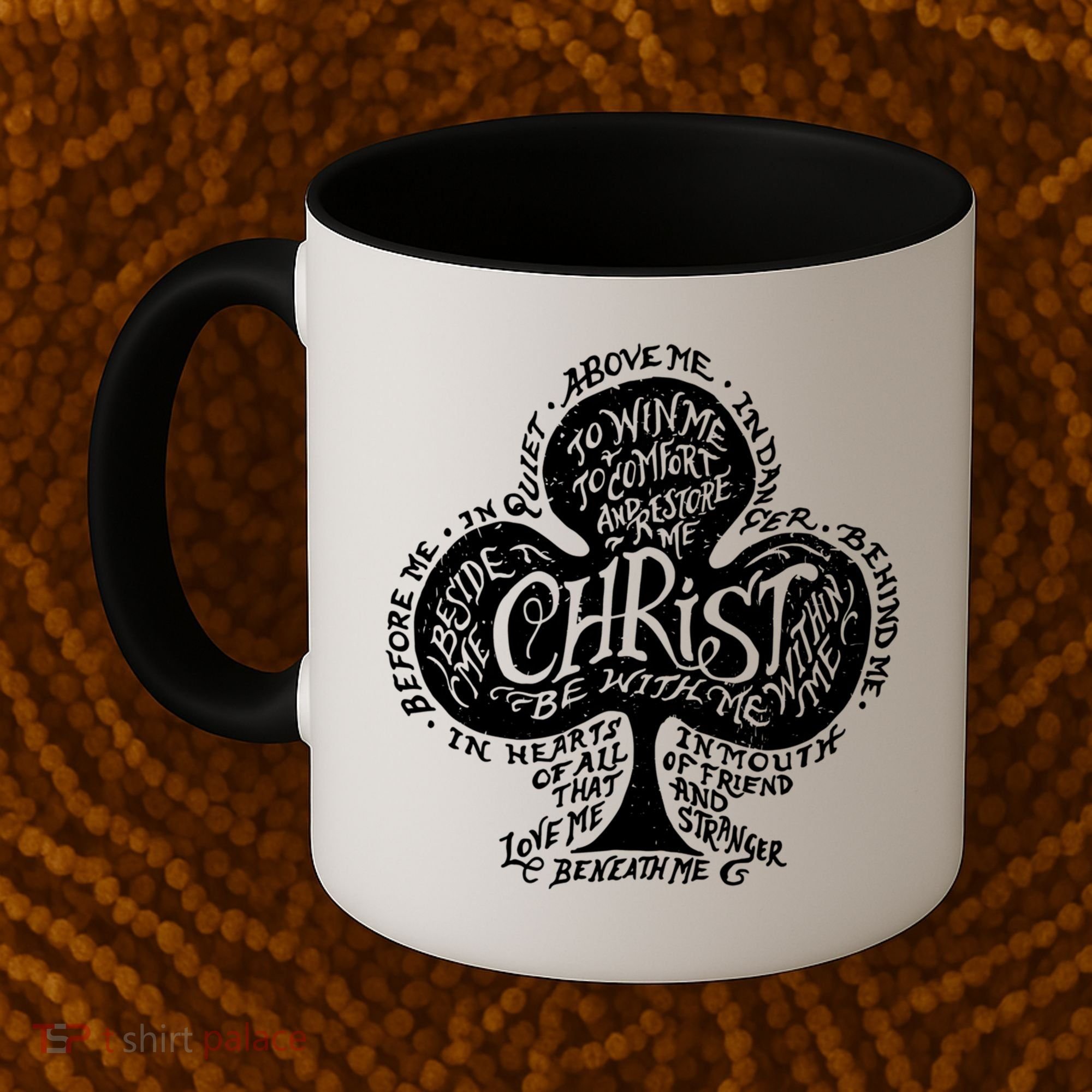 Saint Patrick's Day Breastplate Prayer Catholic Green Gift Coffee Mug