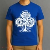 Saint Patrick's Day Breastplate Prayer Catholic Green Gift T-Shirt thumb 3