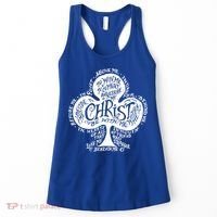Saint Patrick's Day Breastplate Prayer Catholic Green Gift Women's Tank Top thumb 0