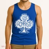 Saint Patrick's Day Breastplate Prayer Catholic Green Gift Tank Top thumb 3