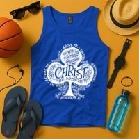 Saint Patrick's Day Breastplate Prayer Catholic Green Gift Tank Top thumb 4