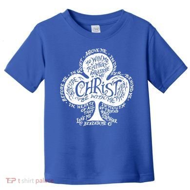 Saint Patrick's Day Breastplate Prayer Catholic Green Gift Toddler T-Shirt