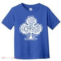 Saint Patrick's Day Breastplate Prayer Catholic Green Gift Toddler T-Shirt thumb 0