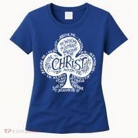 Saint Patrick's Day Breastplate Prayer Catholic Green Gift Women's T-Shirt thumb 0