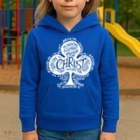 Saint Patrick's Day Breastplate Prayer Catholic Green Gift Kids Hoodie thumb 3