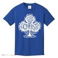 Saint Patrick's Day Breastplate Prayer Catholic Green Gift Kids T-Shirt thumb 0