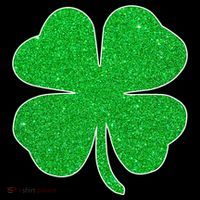 St. Patrick's Day Green Glitter Clover Shamrock Coffee Mug thumb 5