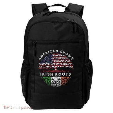 St Patricks Day, American Grown Irish Roots 9 Backpack