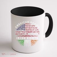 St Patricks Day, American Grown Irish Roots 9 Coffee Mug thumb 1