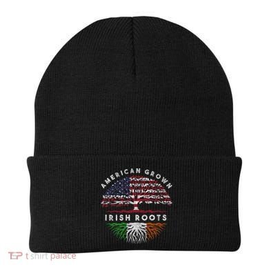 St Patricks Day, American Grown Irish Roots 9 Beanie