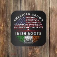 St Patricks Day, American Grown Irish Roots 9 Coaster thumb 0