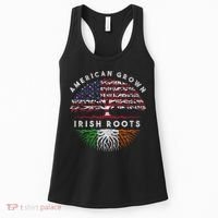 St Patricks Day, American Grown Irish Roots 9 Women's Tank Top thumb 0