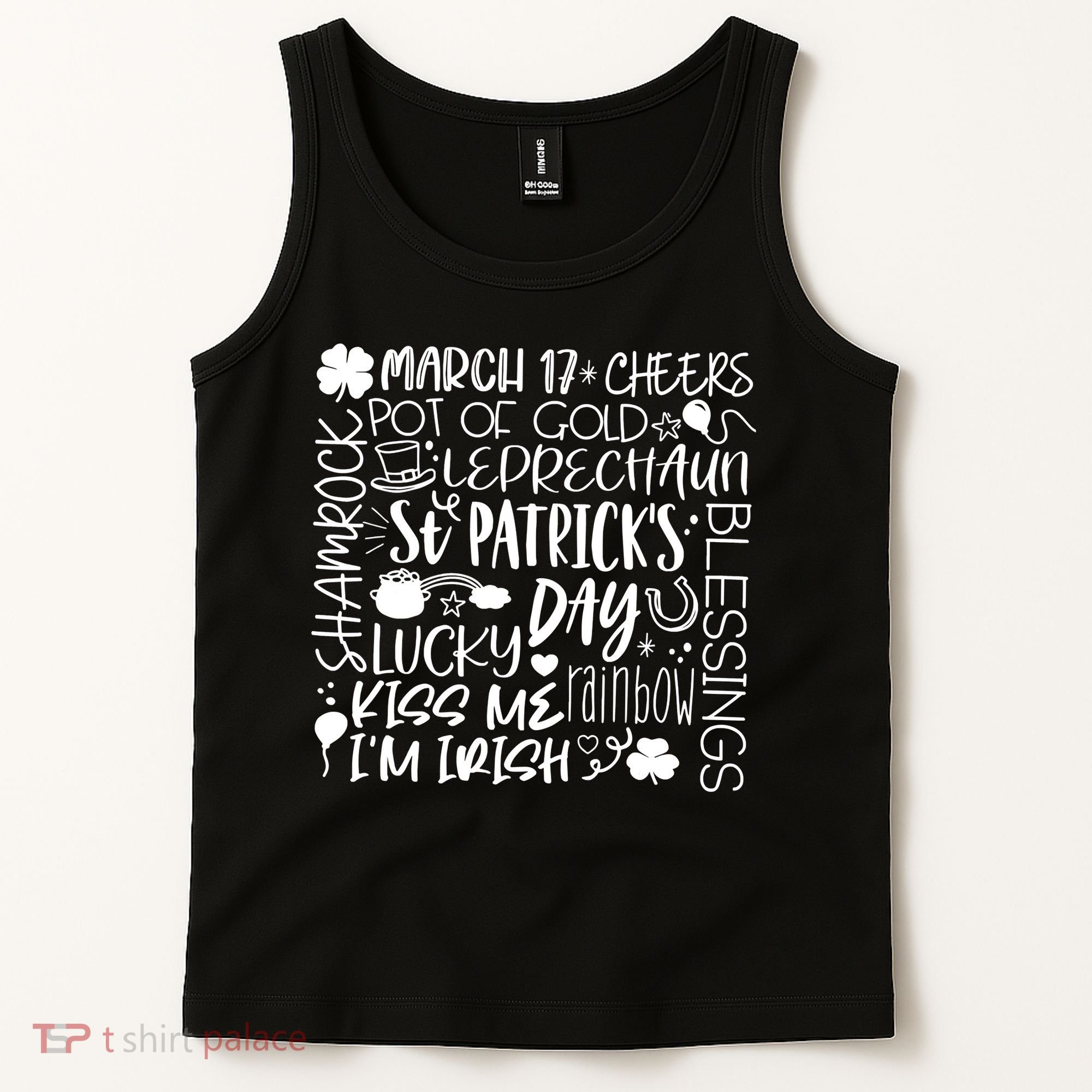 St Patrick's Day Paddy Irish Day Graphic Tank Top