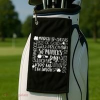 St Patrick's Day Paddy Irish Day Graphic Golf Towel thumb 2