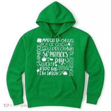 St Patrick's Day Paddy Irish Day Graphic Hoodie