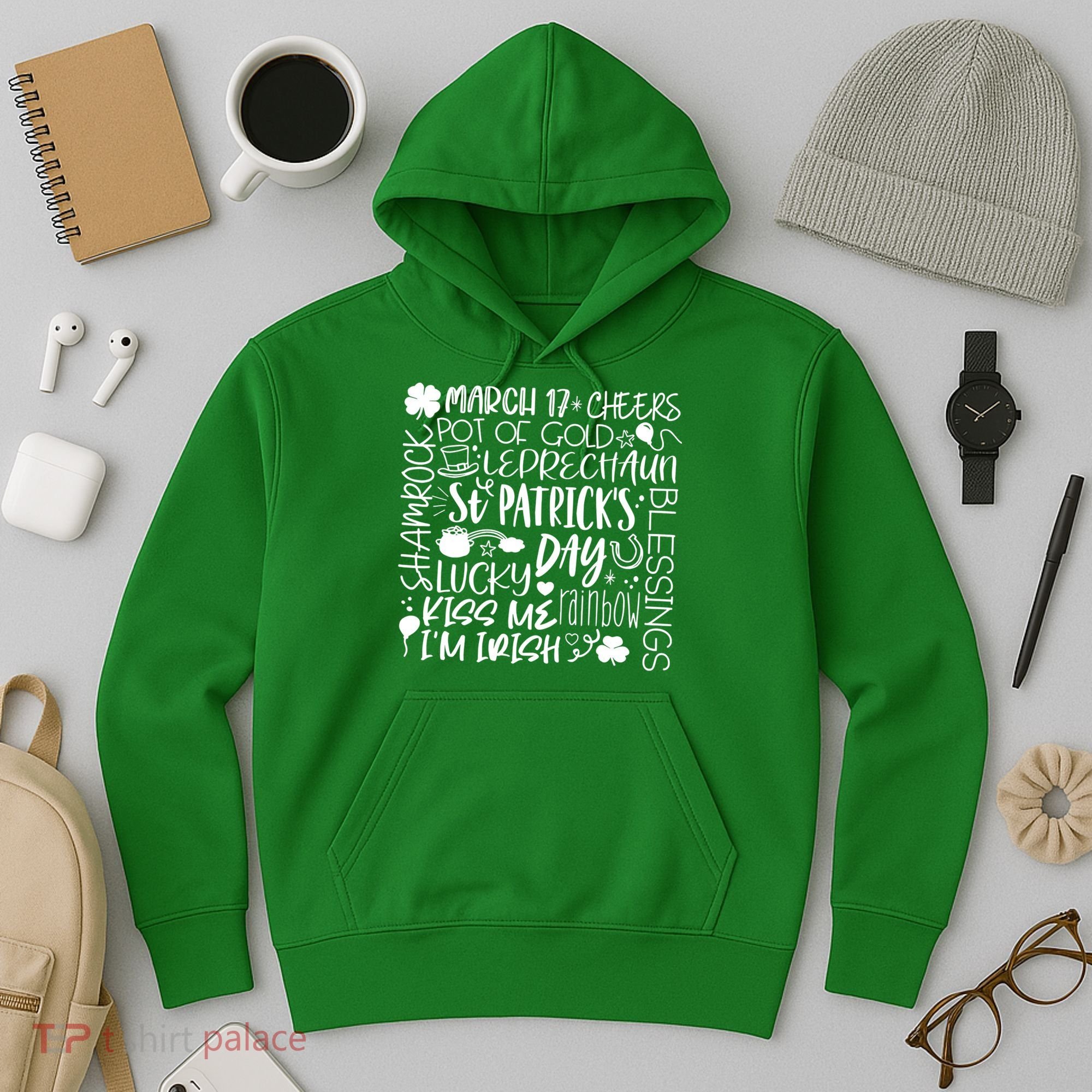 St Patrick's Day Paddy Irish Day Graphic Hoodie