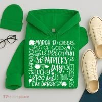 St Patrick's Day Paddy Irish Day Graphic Hoodie thumb 4