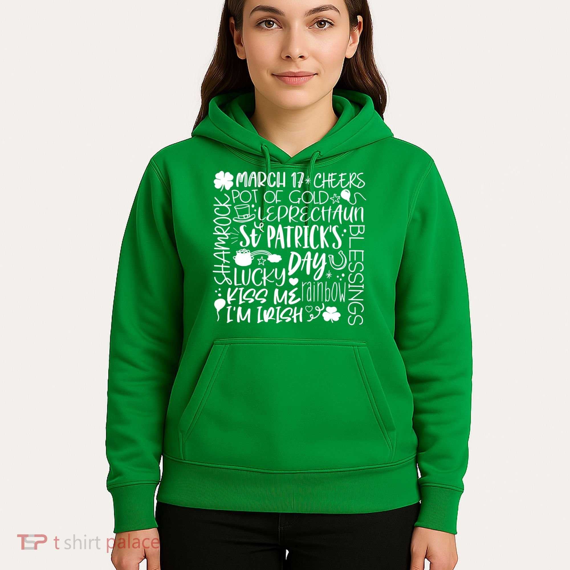 St Patrick's Day Paddy Irish Day Graphic Hoodie