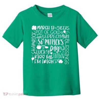 St Patrick's Day Paddy Irish Day Graphic Toddler T-Shirt