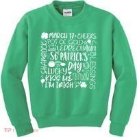 St Patrick's Day Paddy Irish Day Graphic Kids Sweatshirt thumb 0