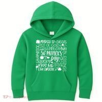 St Patrick's Day Paddy Irish Day Graphic Kids Hoodie thumb 0