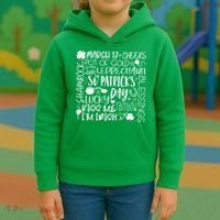 St Patrick's Day Paddy Irish Day Graphic Kids Hoodie thumb 3