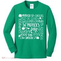 St Patrick's Day Paddy Irish Day Graphic Kids Long Sleeve Shirt thumb 0